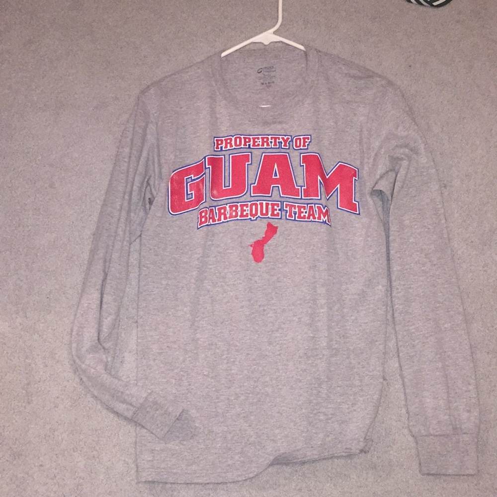 Gray GUAM sweatshirt